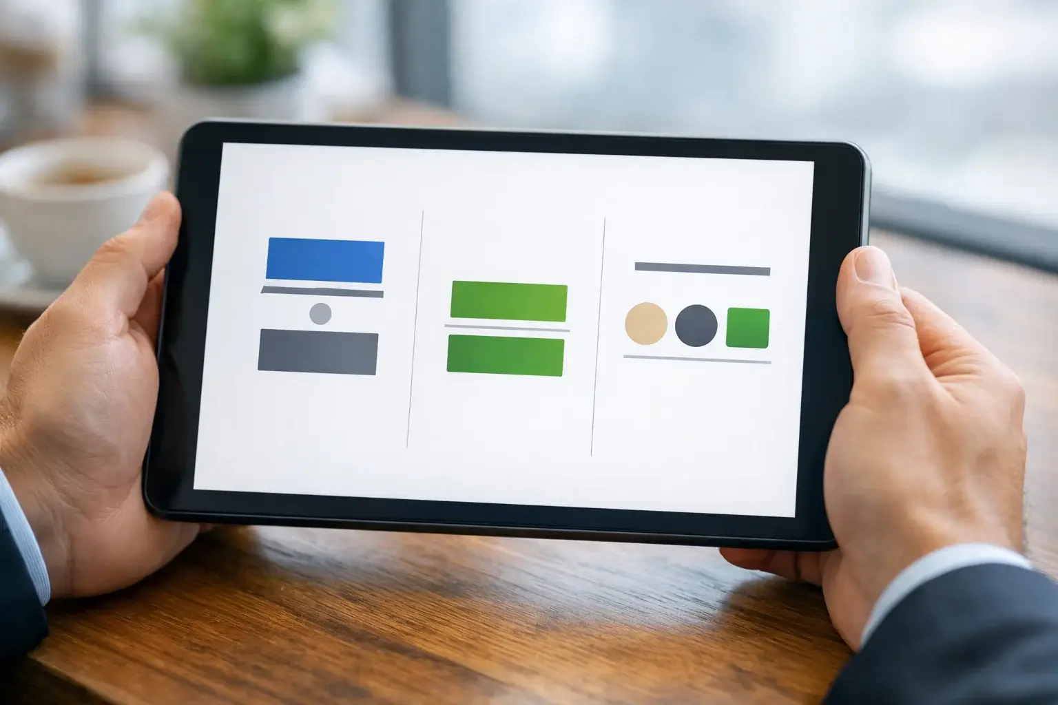 Übersichtliche Darstellung verschiedener Wettquotenformate auf Tablet